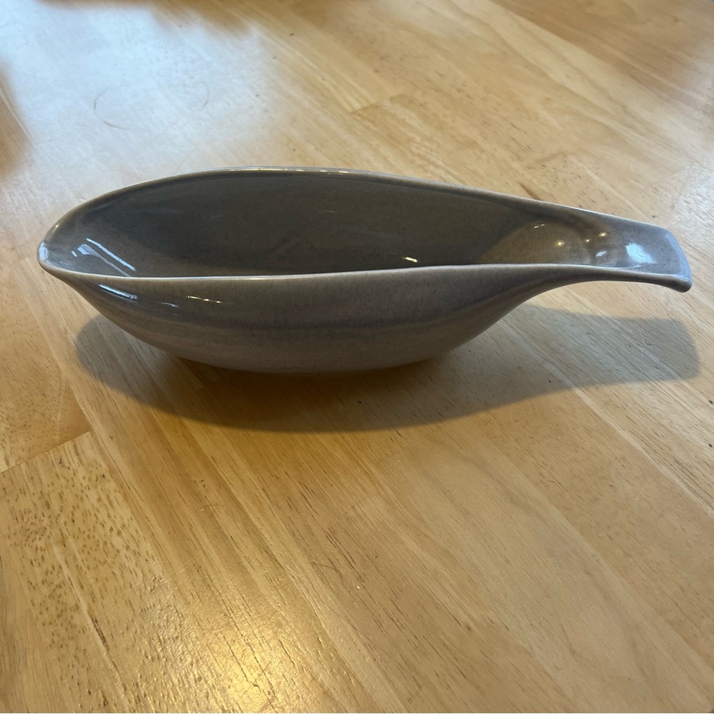 Gravy Boat Russel Wright American Modern Steubenville Granite Gray